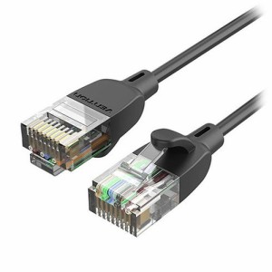 【20個セット】 VENTION CAT6a UTP LANケーブル スリム&ポータブル 0.5m Black IB-4526X20(代引不可)【送料無料】