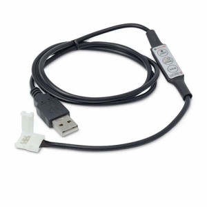 日本トラストテクノロジー JTT テープLED USB連結ケーブル 4ピン 100cm TPLED4P-USB テープLED テープライト LEDテープ 連結 コネクタ 余