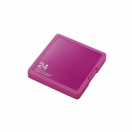 エレコム SD/microSDカードケース(プラスチックタイプ) CMC-SDCPP24PN【送料無料】