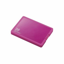 エレコム SD/microSDカードケース(プラスチックタイプ) CMC-SDCPP36PN