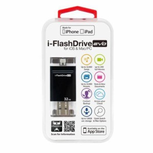 Photofast i-FlashDrive EVO for iOS&Mac/PC Apple社認定 LightningUSBメモリー 32GB IFDEVO32GB【送料無料】