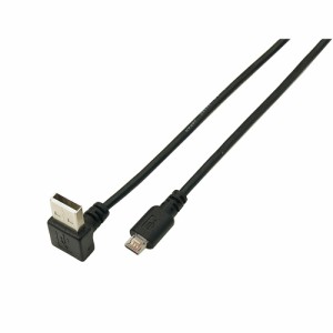 変換名人 USB A(上L)→micro100cmケーブル USBAUL-MC/CA100