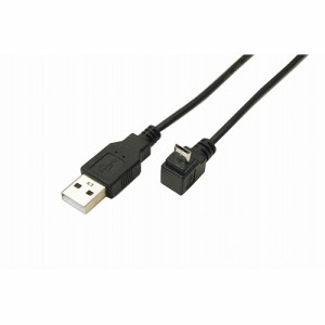 変換名人 USB A to micro上L型100cmケーブル USBA-MCUL/CA100