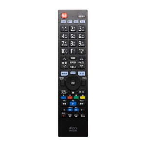 ミヨシ TV用リモコン 東芝対応 MRC-TS01【送料無料】