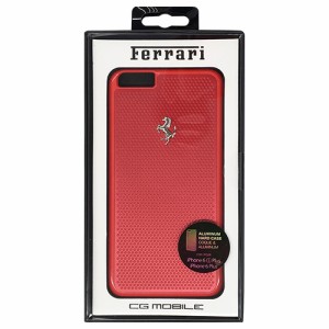 Ferrari 公式ライセンス品 PERFORATED - Hard Case - Aluminum Plate - Red FEPEHCP6LRE【送料無料】