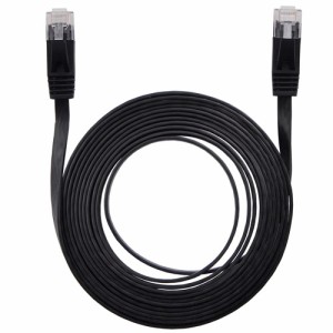 LANケーブル フラット CAT6 3m 黒 AS-CAPC003 パソコン パソコン周辺機器 アッシー