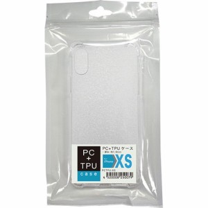 日本トラストテクノロジー iPhoneXS用PC+TPUケース (クリア) PCTPU-XS スマートフォン タブレット(代引不可)【送料無料】
