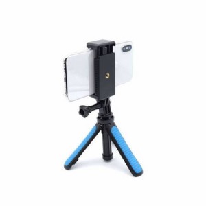 日本トラストテクノロジー セルフィ三脚ホルダー ブルー TRIPOD-PBL(代引不可)【送料無料】