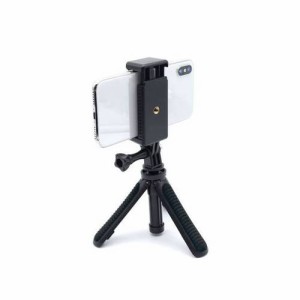 日本トラストテクノロジー セルフィ三脚ホルダー ブラック TRIPOD-PBK(代引不可)