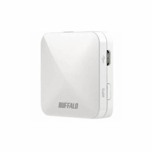 BUFFALO Wi-Fiルーター WMR-433W2シリーズ ホワイト WMR-433W2-WH(代引不可)【送料無料】