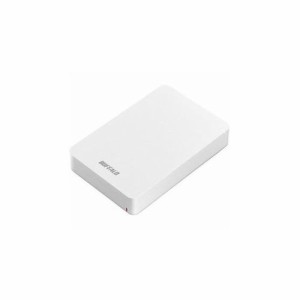 BUFFALO バッファロー ポータブル 外付け HDD USB3.1(Gen1) 4TB ホワイト HD-PGF4.0U3-GWHA(代引不可)【送料無料】