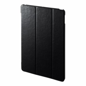 サンワサプライ iPad 10.2インチ ソフトレザーケース ブラック PDA-IPAD1607BK(代引不可)【送料無料】