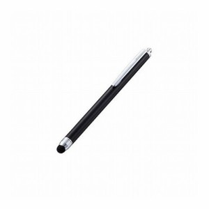 ELECOM エレコム スマートフォン・タブレット用タッチペン 超感度タイプ ブラック P-TPC02BK(代引不可)【送料無料】