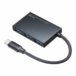 サンワサプライ USB3.1 Gen2対応 Type-Cハブ USB-3TCH18BK 分岐 接続(代引不可)【送料無料】