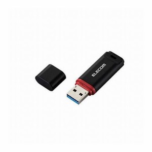 エレコム USBメモリー USB3.2(Gen1)対応 キャップ式 データ復旧サービス付 16GB ブラック MF-DRU3016GBKR(代引不可)【送料無料】
