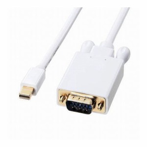 サンワサプライ ミニDisplayPort-VGA変換ケーブル 3m KC-MDPVA30(代引不可)【送料無料】