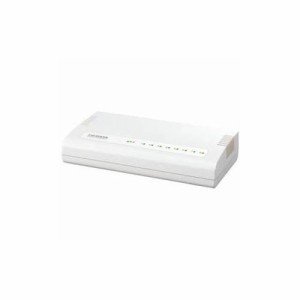 IOデータ 100BASE-TX/10BASE-Te対応 8ポート レイヤー2スイッチングハブ ホワイト ETX-ESH08WC(代引不可)【送料無料】