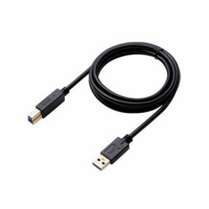 elecom エレコム USB3.0ケーブル/A-Bタイプ/AV売場用/1.5m/ブラック DH-AB3N15BK(代引不可)【送料無料】