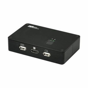 ラトックシステム 4Kディスプレイ/USBキーボード・マウス パソコン切替器 RS-250UHDP-4K(代引不可)【送料無料】