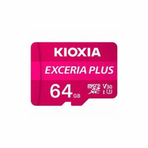 KIOXIA MicroSDカード EXERIA PLUS 64GB KMUH-A064G(代引不可)【送料無料】