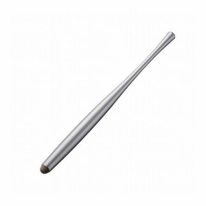 エレコム スマートフォン用タッチペン 低重心 導電繊維タイプ AL.STYLUS グレー P-TPATCF01GY(代引不可)