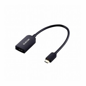 エレコム Type-C映像変換アダプタ TypeC-HDMI 60Hz ブラック AD-CHDMIQBK2(代引不可)【送料無料】