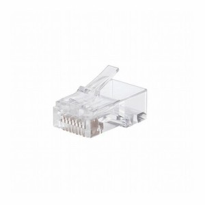 エレコム RJ45コネクタ/CAT6・CAT6A対応/単線・ヨリ線対応/100個入り LD-6RJ45T100(代引不可)【送料無料】