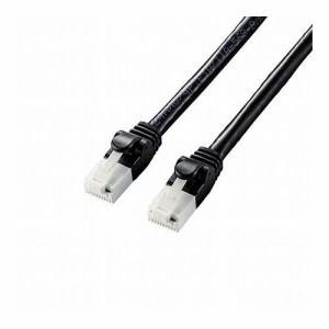 エレコム LANケーブル/CAT6A/爪折れ防止/1.0m/ブラック LD-GPAT/BK10(代引不可)