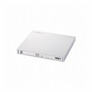 エレコム Blu-rayディスクドライブ/USB3.2 Gen1(USB3.0)/スリム/書き込みソフト付/UHDBD対応/ホワイト LBD-PWA6U3LWH(代引不可)【送料無 