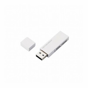 エレコム USBメモリー/USB2.0対応/セキュリティ機能対応/32GB/ホワイト MF-MSU2B32GWH(代引不可)