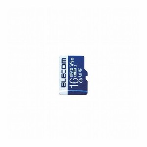 エレコム MicroSDHCカード/データ復旧サービス付/ビデオスピードクラス対応/UHS-I U3 80MB/s 16GB MF-MS016GU13V3R(代引不可)【送料無料 