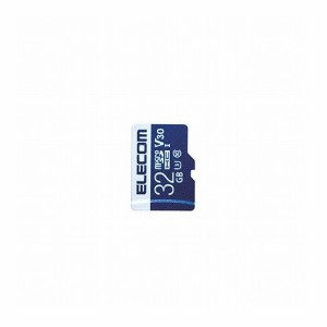 エレコム MicroSDHCカード/データ復旧サービス付/ビデオスピードクラス対応/UHS-I U3 80MB/s 32GB MF-MS032GU13V3R(代引不可)【送料無料 