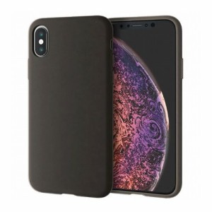 エレコム iPhone XS シリコンケース ブラック PM-A18BSCBK(代引不可)【送料無料】