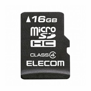 エレコム microSDHCカード/データ復旧サービス付/Class4/16GB MF-MSD016GC4R(代引不可)【送料無料】