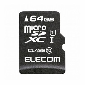 エレコム MicroSDXCカード/データ復旧サービス付/Class10/64GB MF-MSD064GC10R(代引不可)【送料無料】