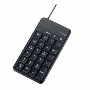 エレコム ホットキー付きUSBテンキーパッド TK-TCM015BK(代引不可)【送料無料】