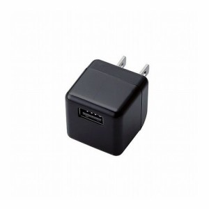 エレコム デジタルオーディオプレーヤー用AC充電器/Cube/1.8A/ブラック AVA-ACUBN003BK(代引不可)【送料無料】