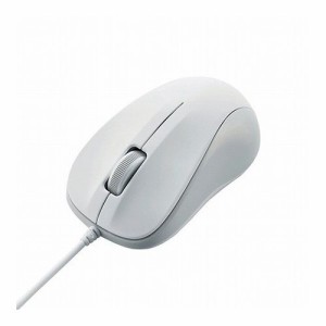 エレコム 法人向けマウス/USB光学式有線マウス/3ボタン/Sサイズ/EU RoHS指令準拠/ホワイト M-K5URWH/RS(代引不可)