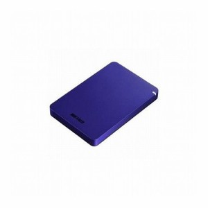 BUFFALO ポータブルHDD ブルー 1TB HD-PGF1.0U3-BLA(代引不可)【送料無料】