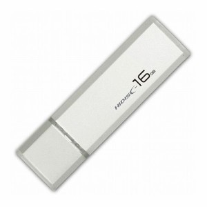 HIDISC USB 3.0 フラッシュドライブ 16GB シルバー キャップ式 HDUF114C16G3(代引不可)