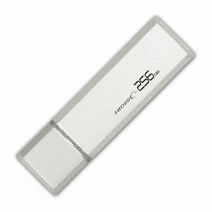 HIDISC USB 3.0 フラッシュドライブ 256GB シルバー キャップ式 HDUF114C256G3(代引不可)【送料無料】