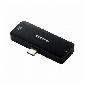 エレコム タイプC HDMI 映像変換アダプタ PD対応 急速充電 給電機能付 4K対応 コンパクトサイズ スマホ パソコン ブラック MPA-CHDMIPDBK