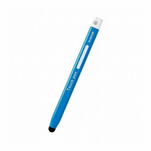 エレコム タッチペン タブレット iPad スマホ 鉛筆型 三角 太軸 感度タイプ ブルー タブレット学習 学校 子供 キッズ P-TPEN02BBU(代引不