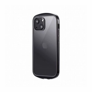 LEPLUS iPhone 13 mini 耐衝撃ハイブリッドケースDuality ブラック LP-IS21PLDBK(代引不可)【送料無料】