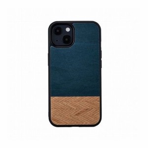 ikins 天然木ケース for iPhone 13 Denim I21228i13(代引不可)