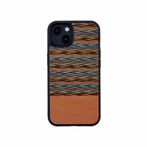 ikins 天然木ケース for iPhone 13 Browny Check I21229i13(代引不可)