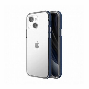 motomo INO Achrome Shield Case for iPhone 13 Iron Blue MT21561i13BL(代引不可)