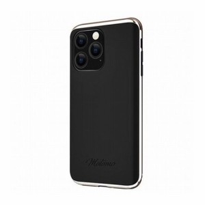 motomo INO LINE INFINITY CASE for iPhone 13 Pro Chrome Gold Stone Black MT21578i13PBK(代引不可)