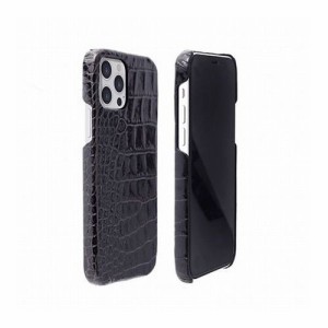 abbi SIGNATURE LIPARI イタリアンレザーバックカバー for iPhone 13 Pro ブラック ABS21820i13PBK(代引不可)【送料無料】