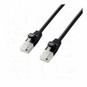 5個セットエレコム やわらかLANケーブル/CAT6A/爪折れ防止/7.0m/ブラック LD-GPAYT/BK70X5(代引不可)【送料無料】